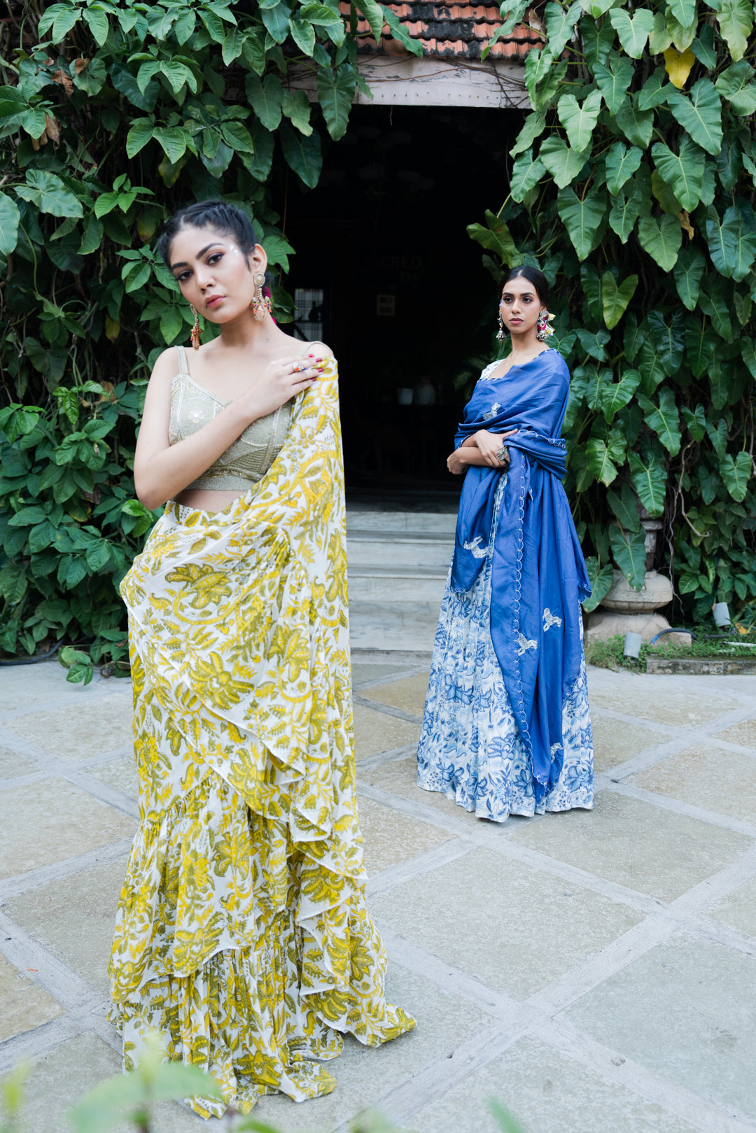 Raga pre-draped saree