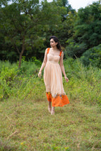 Vanam , nilaya maxi, floral maxi, handloom dresses