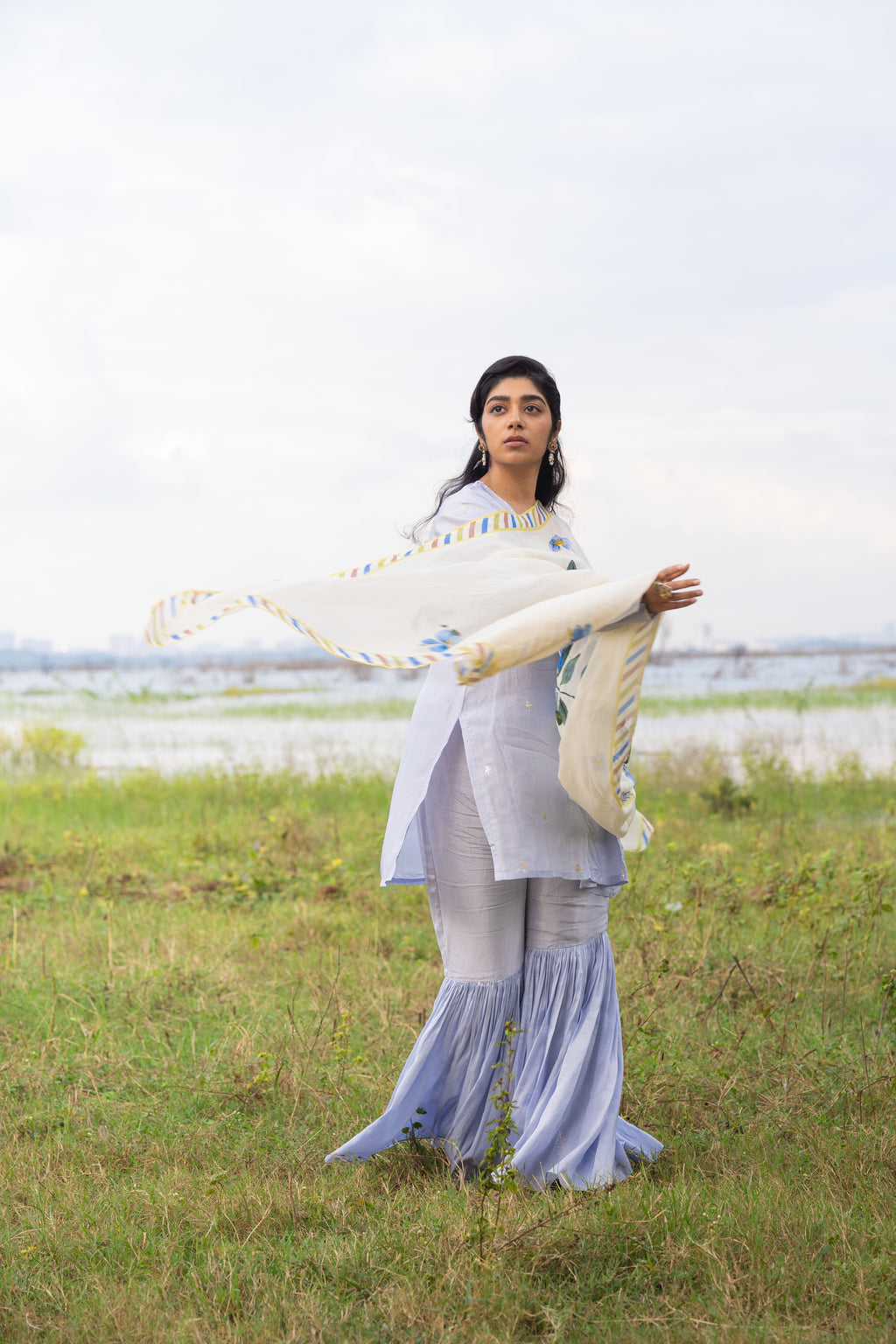 Latha sharara set