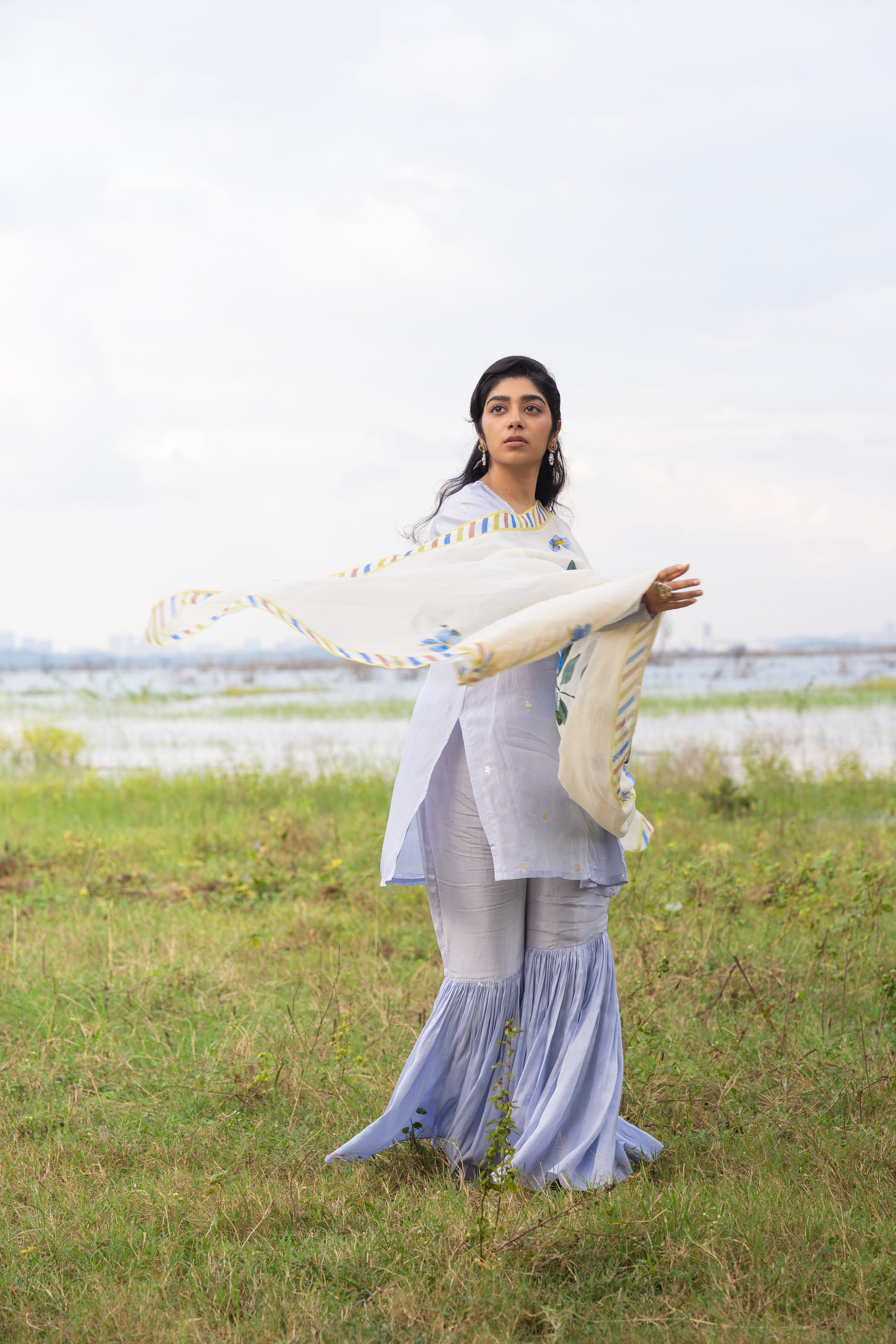 Latha sharara set