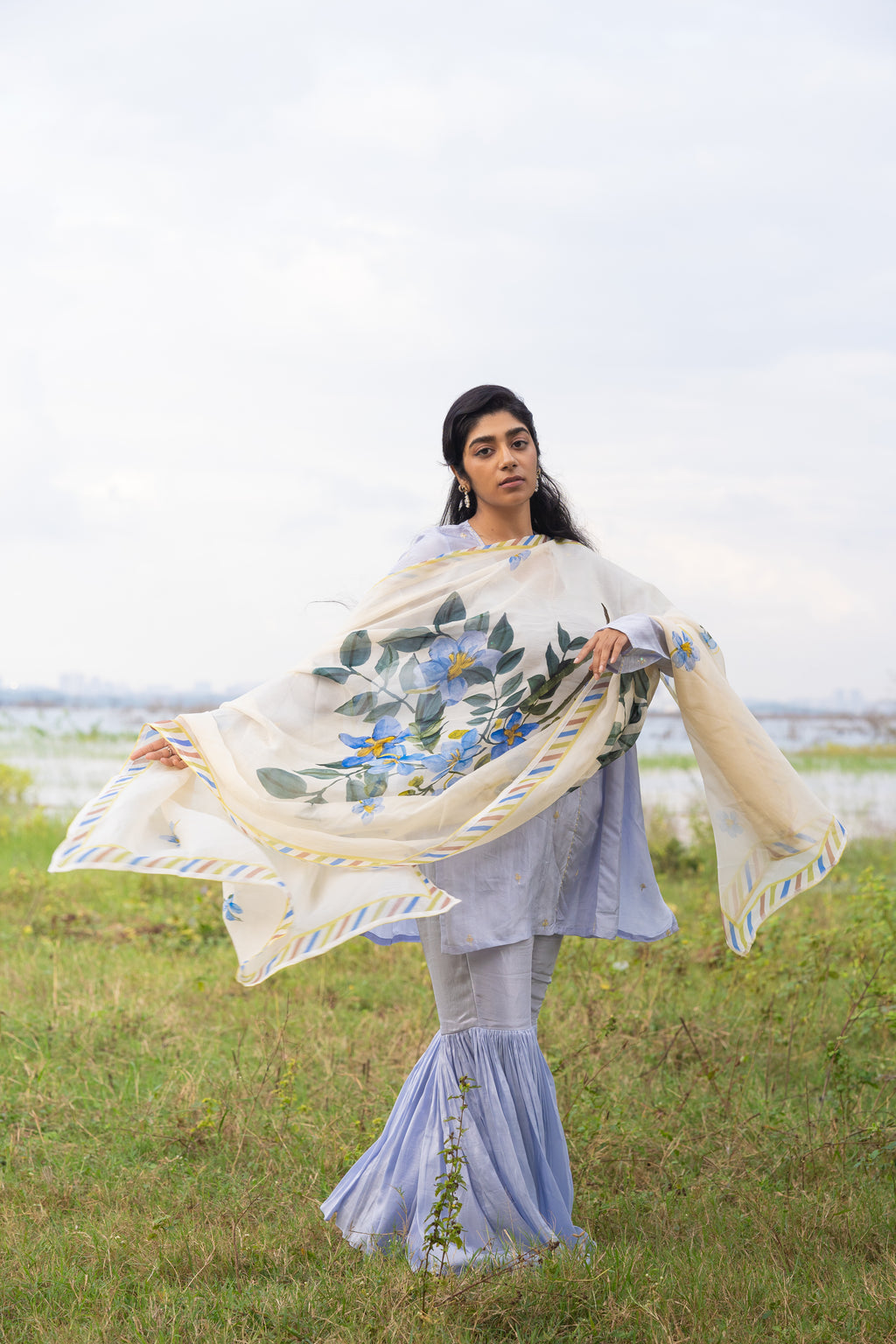 Latha sharara set