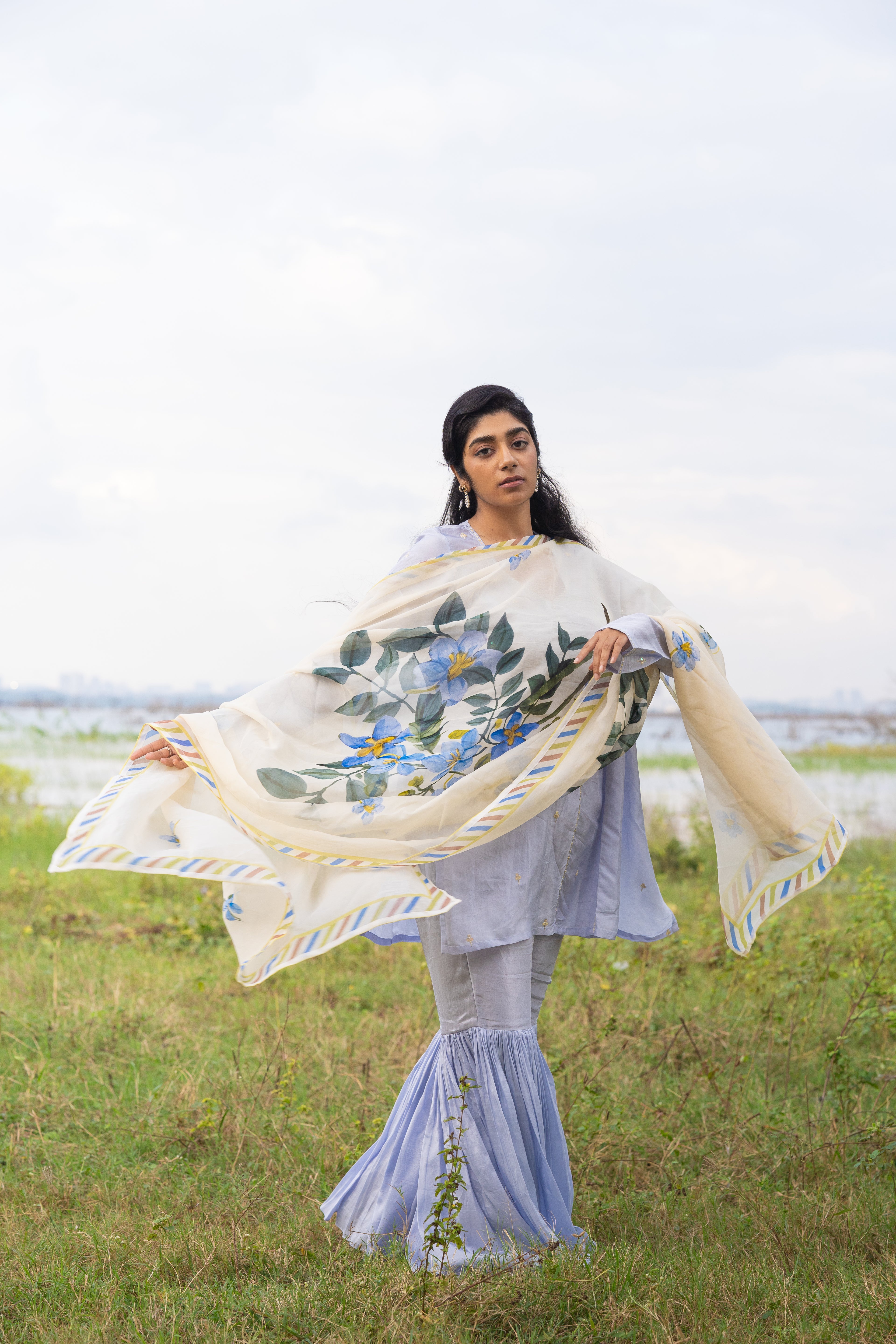 Latha sharara set